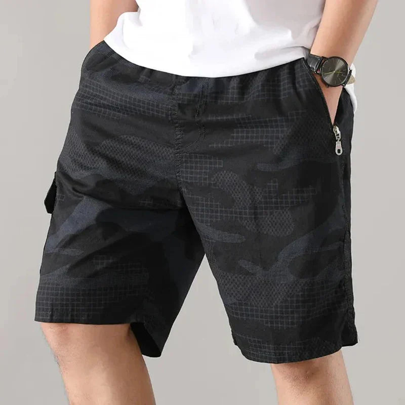 AURORAINE — Camo Elegance Shorts