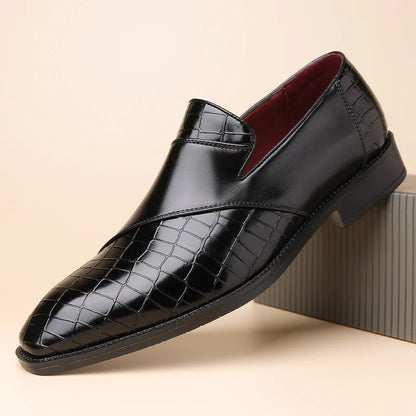 Vellura — Suede Patchwork Loafers