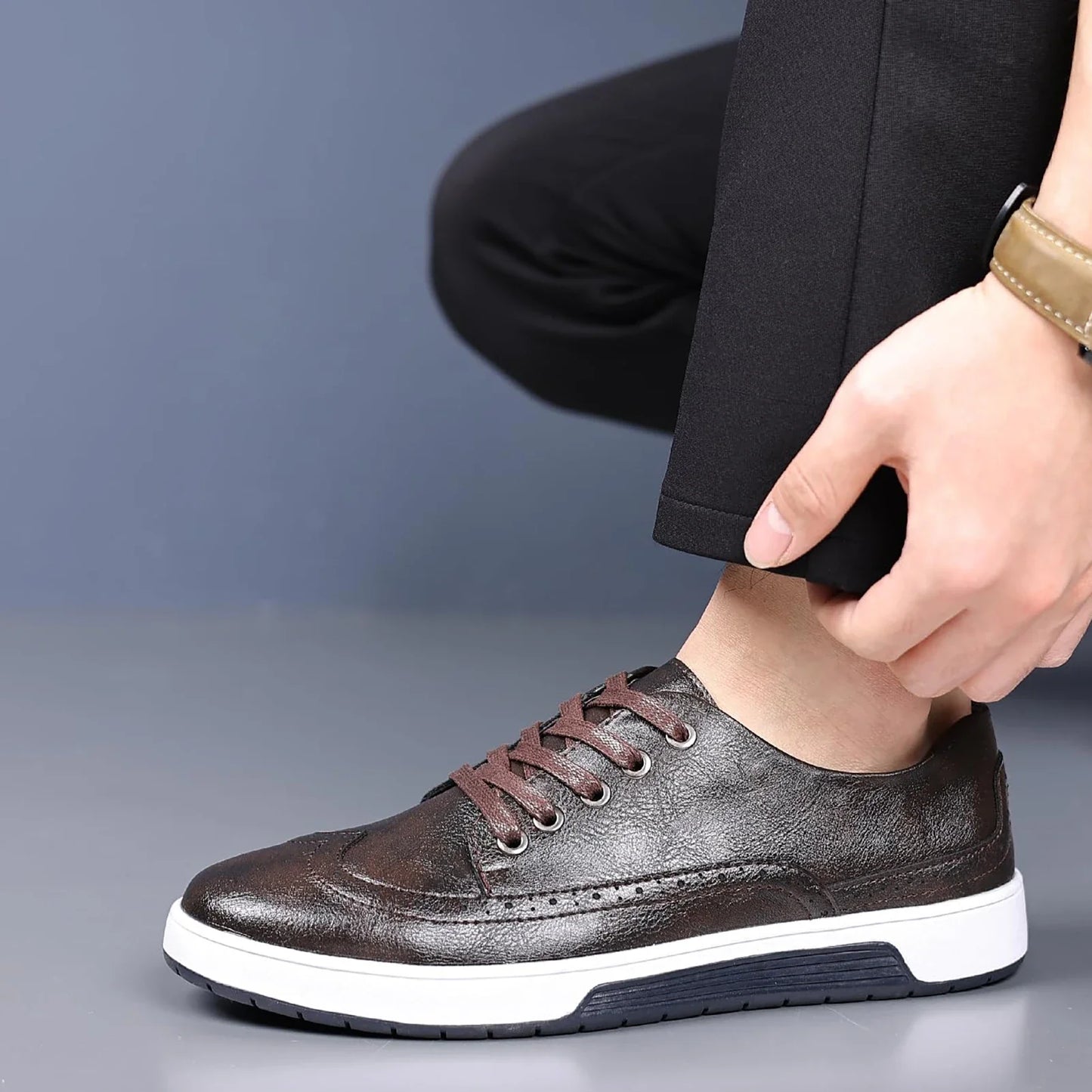 Auroraire — Brogue Fusion Sneakers