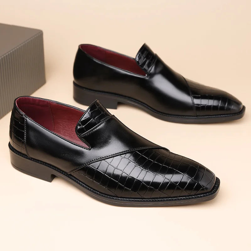 Vellura — Suede Patchwork Loafers