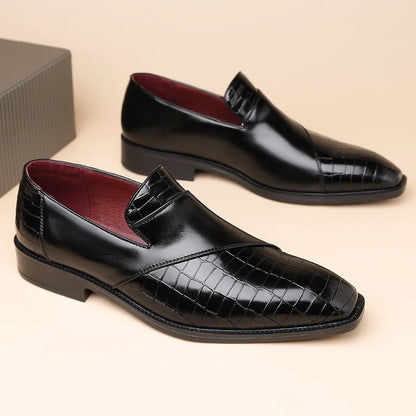 Vellura — Suede Patchwork Loafers