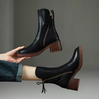 Vellara - Vegan Leather Booties