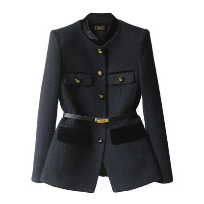 Mirelle - Wool Blend Office Blazer