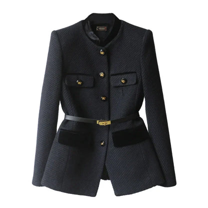 Mirelle - Wool Blend Office Blazer