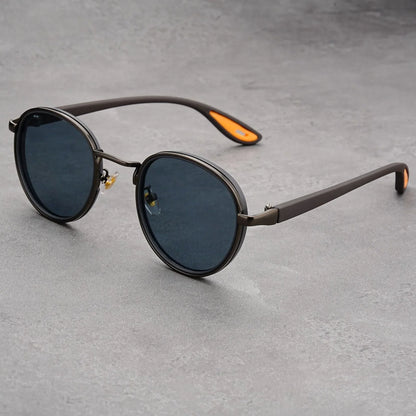 AURIC HALO — Round-Lens Sunglasses