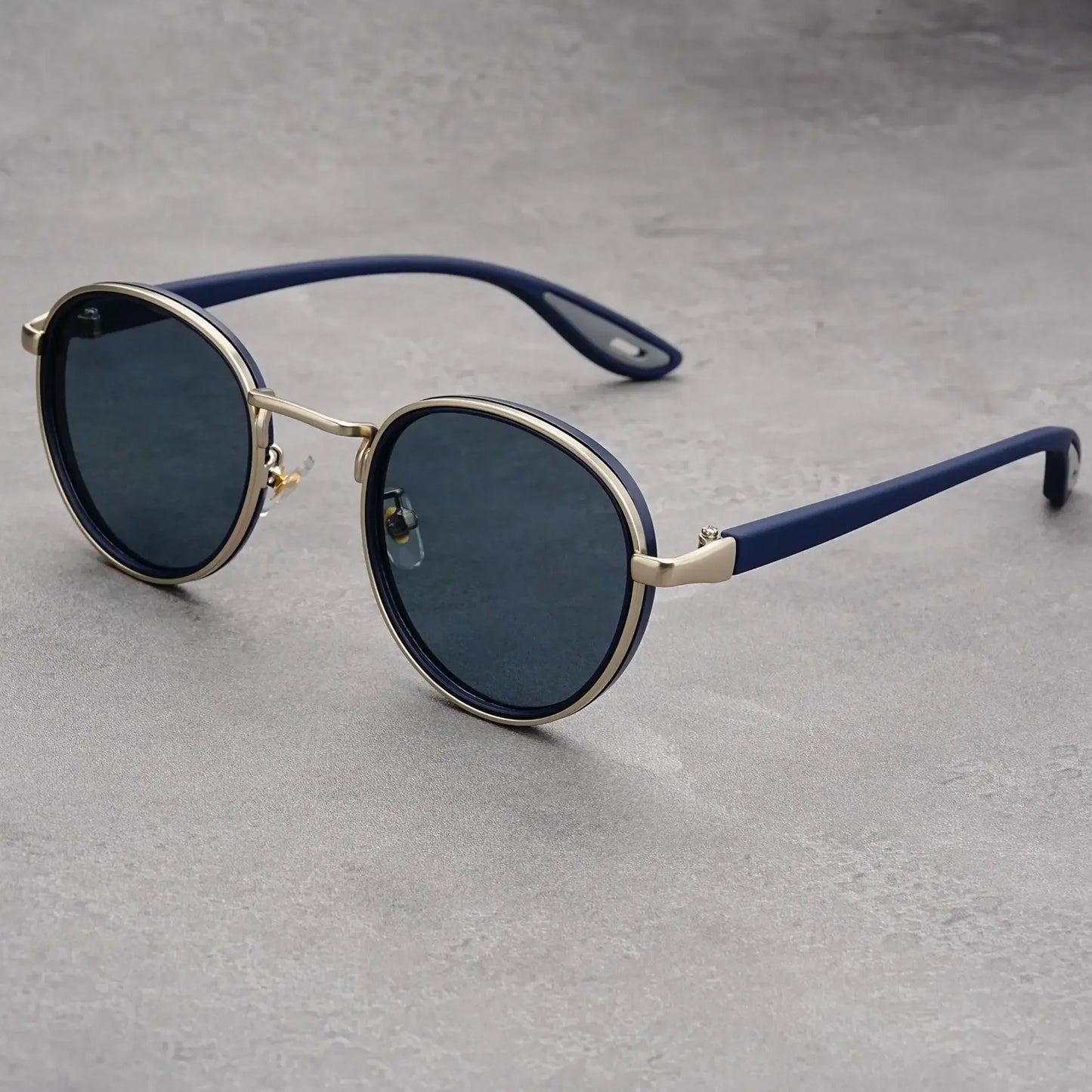 AURIC HALO — Round-Lens Sunglasses