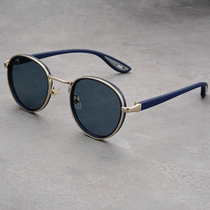 AURIC HALO — Round-Lens Sunglasses