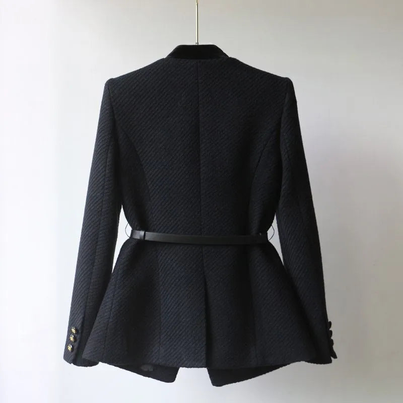 Mirelle - Wool Blend Office Blazer