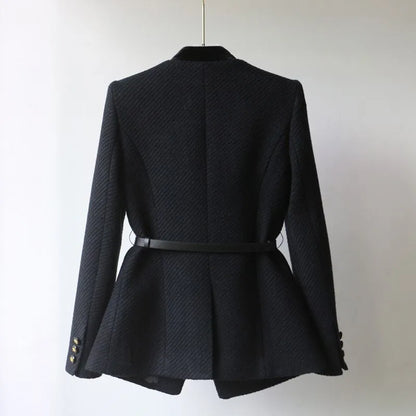 Mirelle - Wool Blend Office Blazer