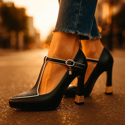 AURELIA — Vegan Leather Heels