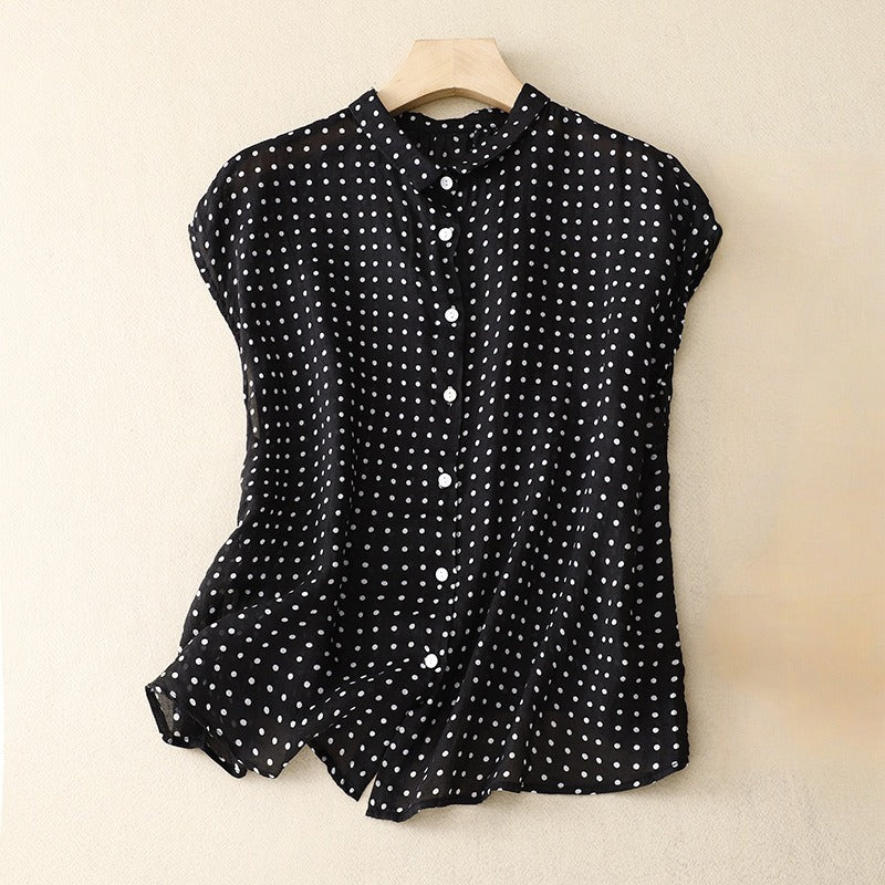 VELARA LINEN BLOUSE