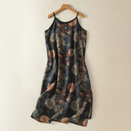 LUMIÈRE DE LYS — Linen Slip Dress