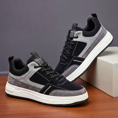 RAVENO — Genuine Leather Slip-On Sneakers