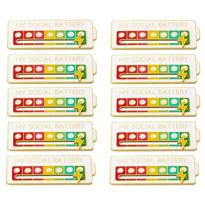 2025 Social Battery Status Brooch
