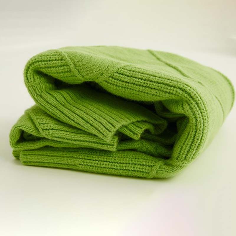 CALIANE — High Neck Knitted Sweater