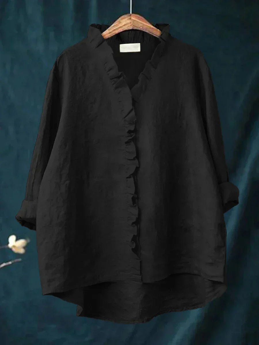 Linxia - Serenity Cotton-Linen Blouse