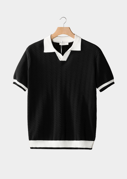 EMBRACE — Textured Knit Polo