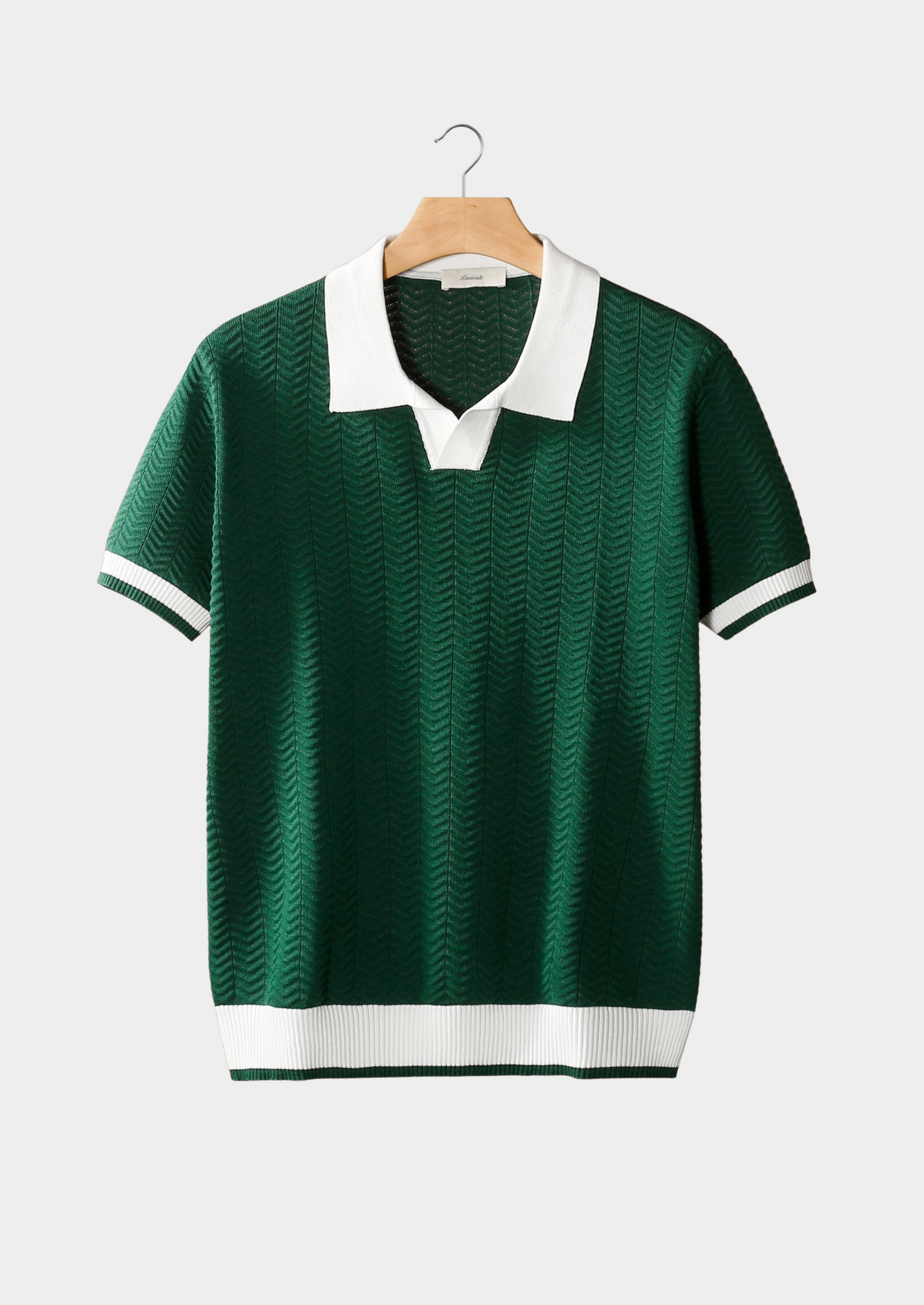 EMBRACE — Textured Knit Polo