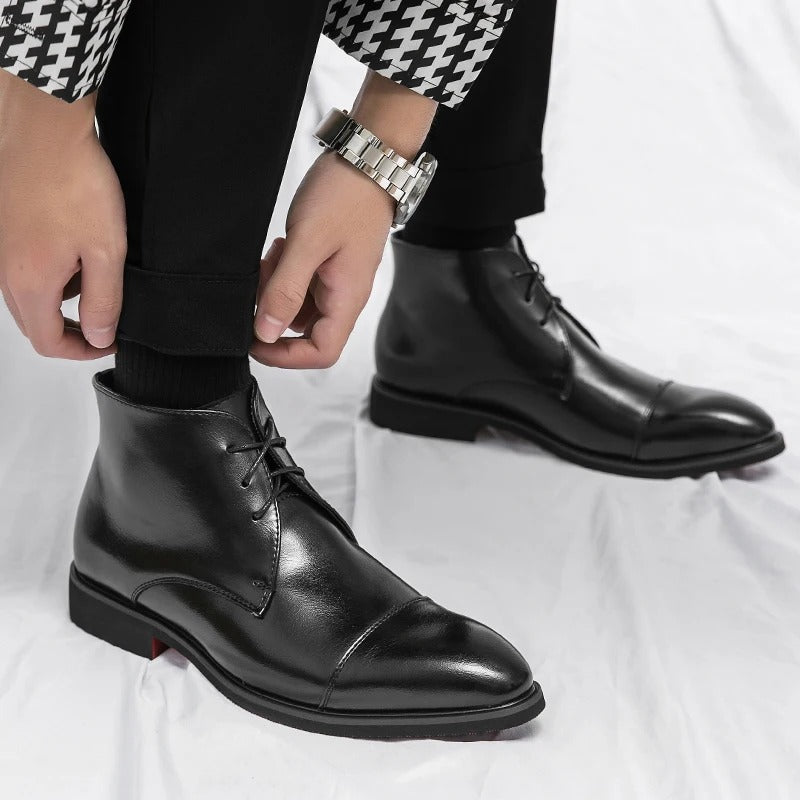 Elegante Royale Cap-Toe Laarzen