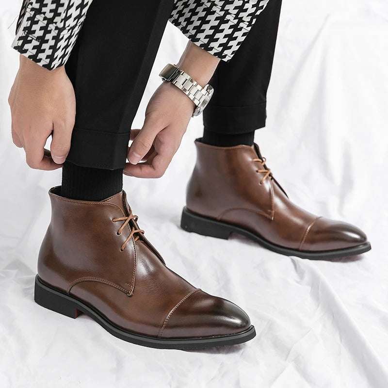 Elegante Royale Cap-Toe Laarzen