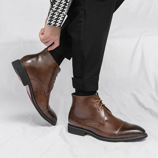 Elegante Royale Cap-Toe Laarzen