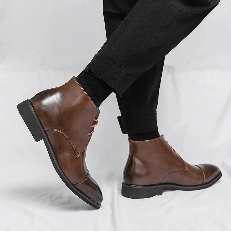 Elegante Royale Cap-Toe Laarzen