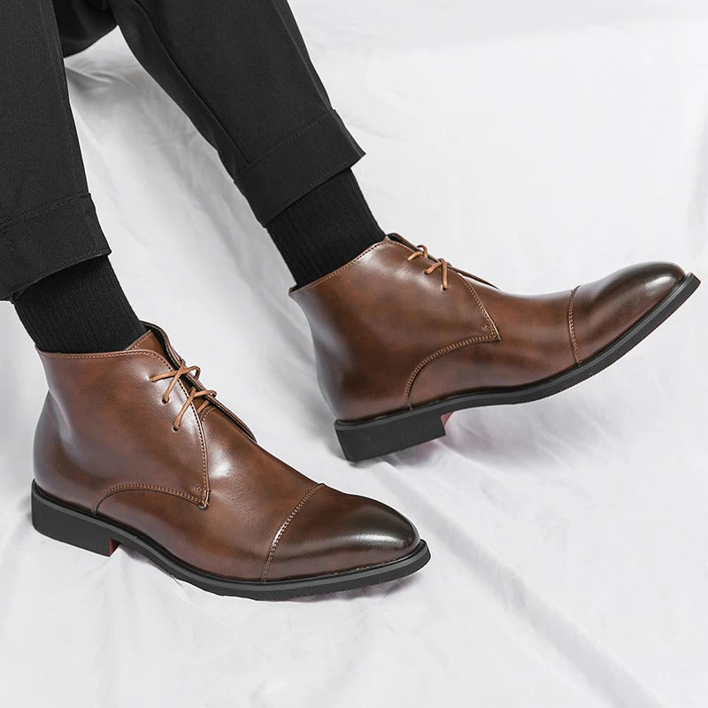 Elegante Royale Cap-Toe Laarzen