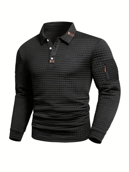 MARQUET — Waffle Weave Polo