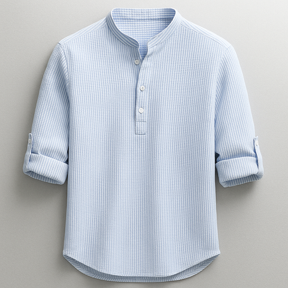 CALBREY — Linen Cotton Henley