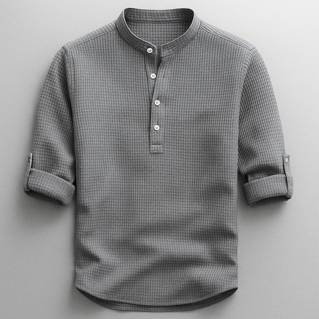 CALBREY — Linen Cotton Henley