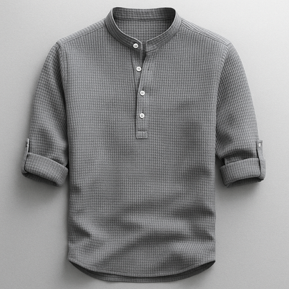 CALBREY — Linen Cotton Henley