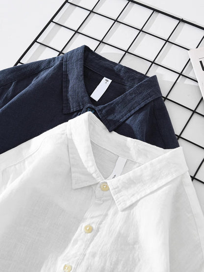 Kyoto Linen Popover Shirt