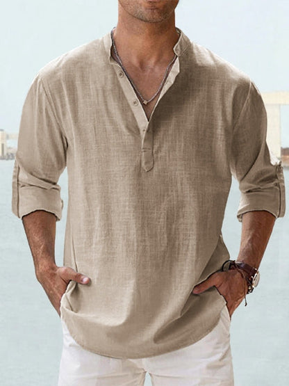 AVARO — Breathable Linen Shirt