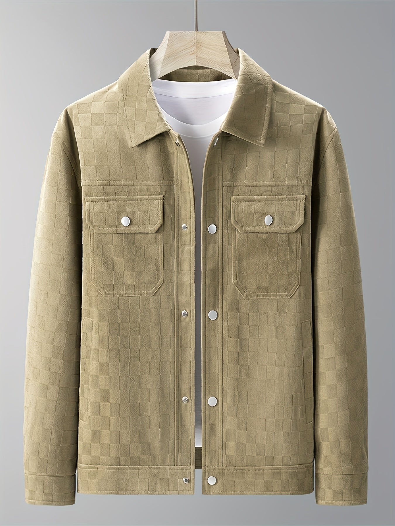 CALDERO — Checkered Suede Jacket