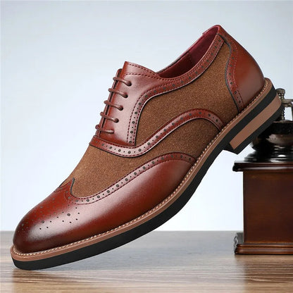 Regent tweekleurige brogue oxfords